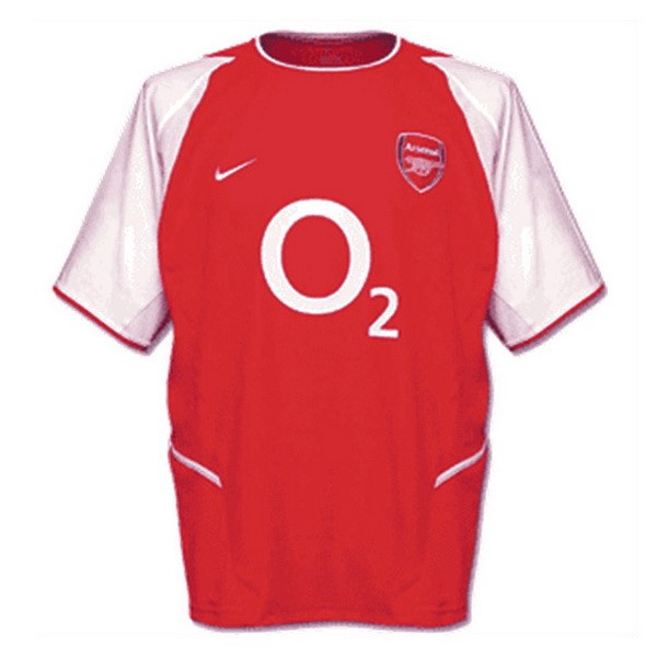 Tailandia Camiseta Arsenal Replica Primera Ropa Retro 2002 2003 Rojo